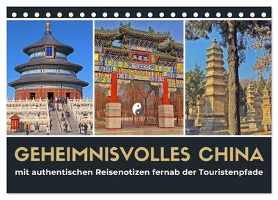 Geheimnisvolles China 2026 (Tischkalender 2026 DIN A5 quer), CALVENDO Monatskalender