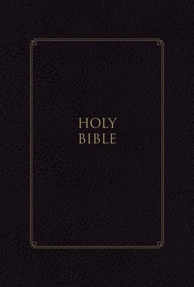 Kjv, Thompson Chain-Reference Bible, Leathersoft, Black, Red Letter, Thumb Indexed, Comfort Print