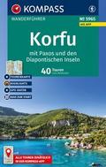 KOMPASS Wanderführer Korfu mit Paxos und den Diapo