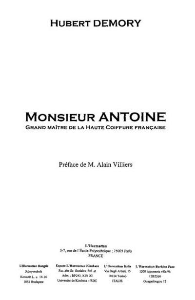 Monsieur Antoine