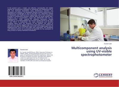 Multicomponent analysis using UV-visible spectrophotometer