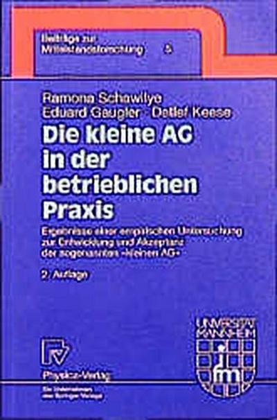 Die kleine AG in der betrieblichen Praxis