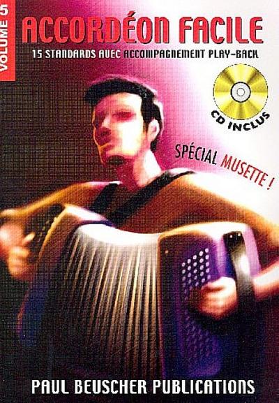 Accordeon facile vol.5 (+CD)pour accordion