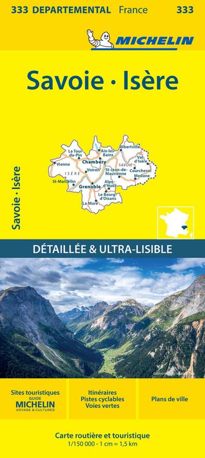 Isere Savoie - Michelin Local Map 333