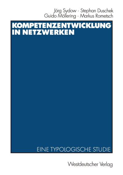 Kompetenzentwicklung in Netzwerken