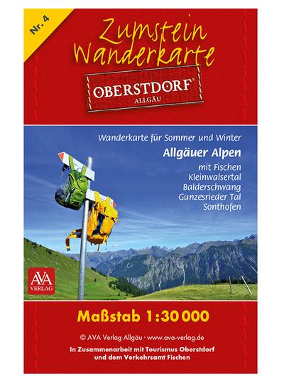 Zumstein Wanderkarte Oberstdorf
