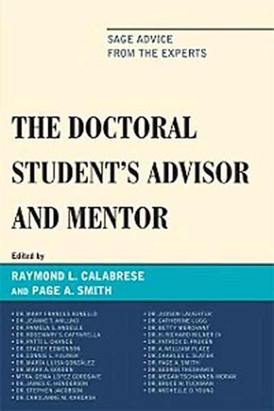 The Doctoral StudentOs Advisor and Mentor