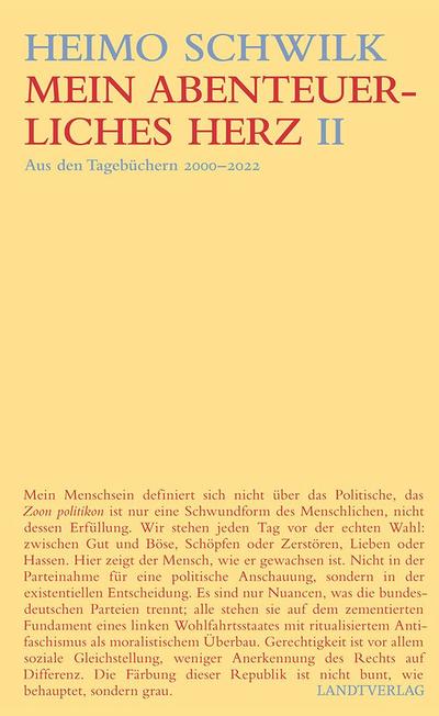 Mein abenteuerliches Herz (Band II)