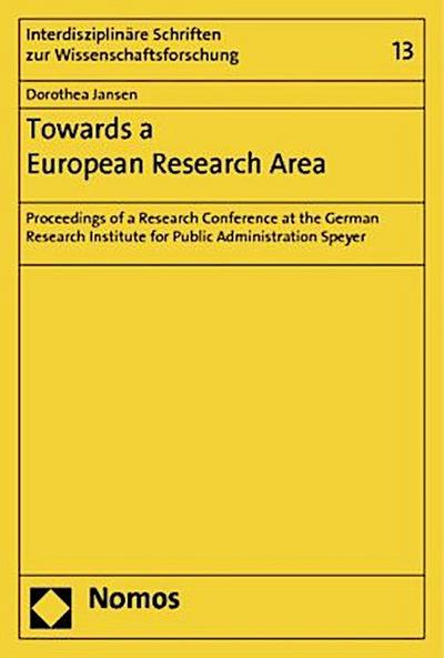 Towards a European Research Area