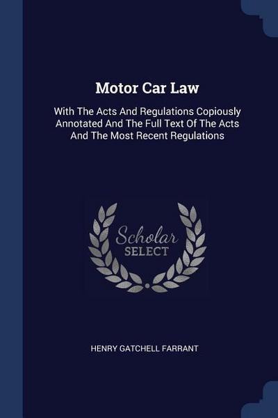 Motor Car Law