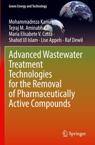 Advanced Wastewater Treatment Technologies for the Removal of Pharmaceutically Active Compounds