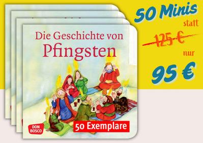 Die Geschichte von Pfingsten. Mini-Bilderbuch. Paket mit 50 Exemplaren zum Vorteilspreis