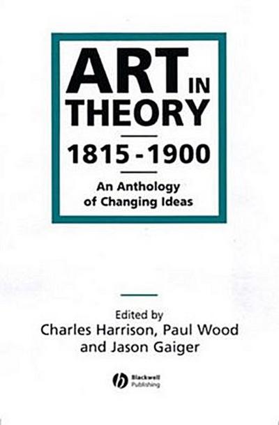 Art in Theory 1815-1900