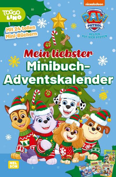 PAW Patrol Mitmachbuch: Mein liebster Minibuch-Adventskalender: Mit 24 tollen Mini-Büchern | Adventskalender zum Vorlesen, Malen und Rätseln ab 3 Jahren