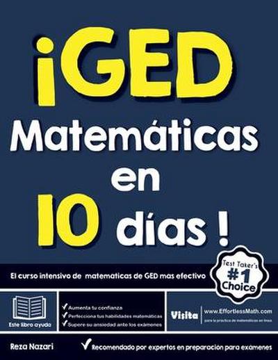 Nazari, R: ¡GED Matemáticas en 10 días! El curso intensivo d