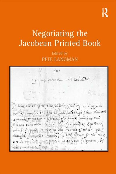 Negotiating the Jacobean Printed Book
