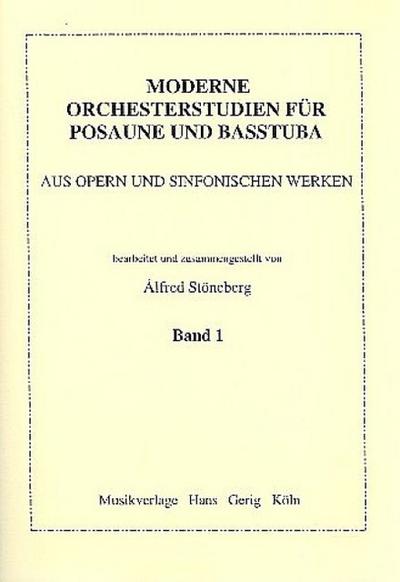 Moderne Orchesterstudien Band 1für Posaune und Basstuba