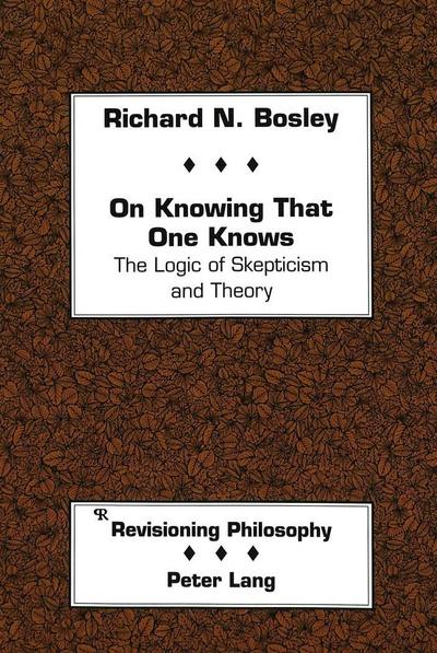 Bosley, R: On Knowing That One Knows