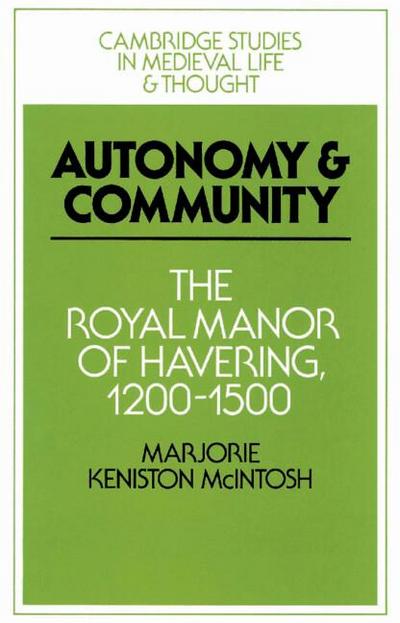 Autonomy and Community