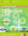 Objective First: Klett edition. Student's book with answers and CD-ROM