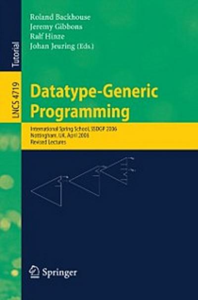 Datatype-Generic Programming