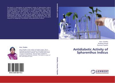 Antidiabetic Activity of Spharenthus Indicus