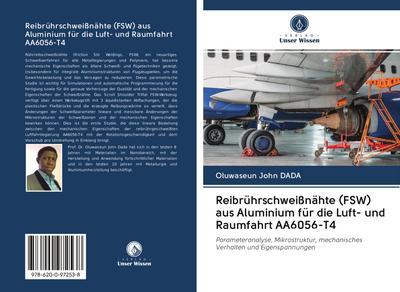 Reibrührschweißnähte (FSW) aus Aluminium für die Luft- und Raumfahrt AA6056-T4