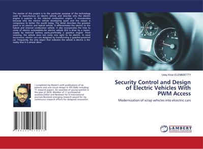 Security Control and Design of Electric Vehicles With PWM Access