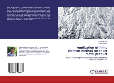 Application of finite element method on sheet metal product