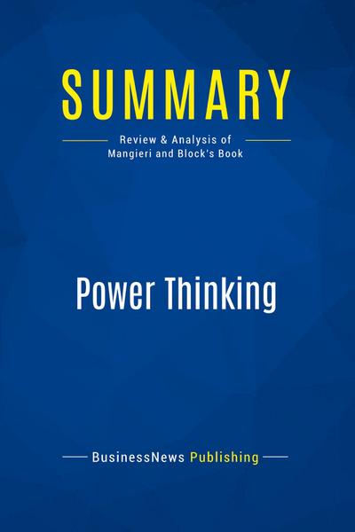 Summary: Power Thinking