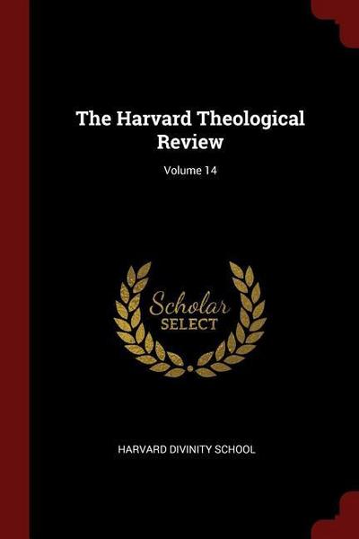HARVARD THEOLOGICAL REVIEW V14