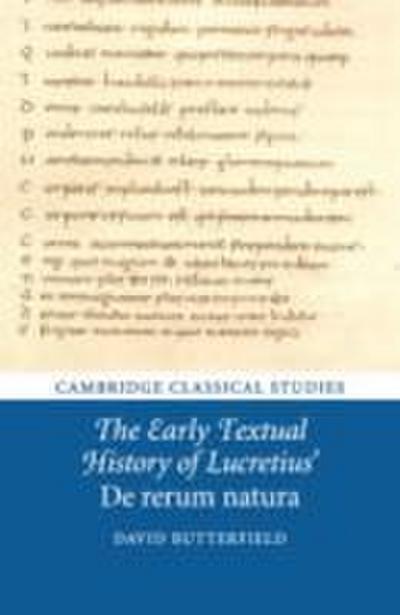 The Early Textual History of Lucretius’ de Rerum Natura