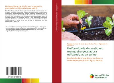 Uniformidade de vazão em mangueira gotejadora utilizando água salina