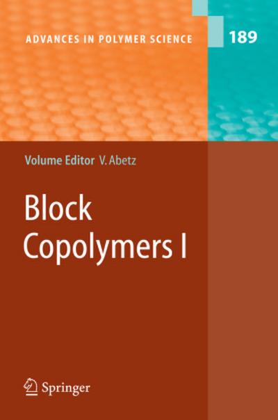 Block Copolymers I. Vol.1