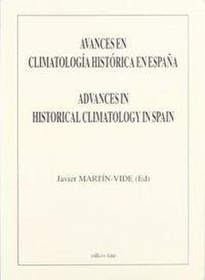 Avances en climatología histórica en España