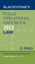 Blackstone’s Police Operational Handbook 2023