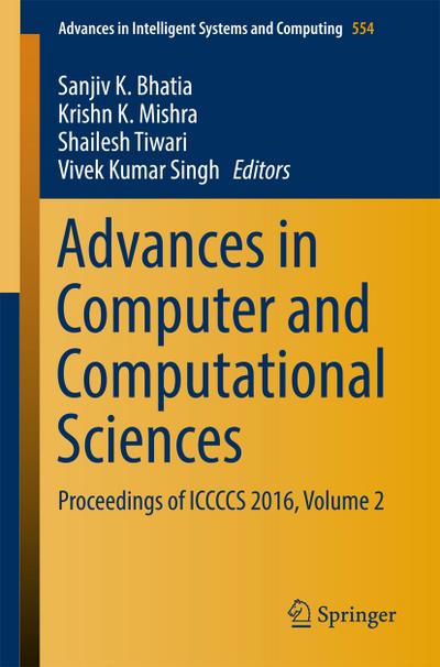 Advances in Computer and Computational Sciences