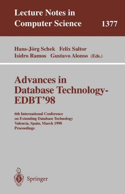 Advances in Database Technology - EDBT ’98