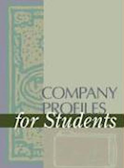 Company Profiles for Students: Volumes 1 & 2