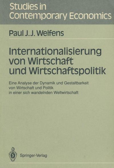 Internationalisierung von Wirtschaft und Wirtschaftspolitik