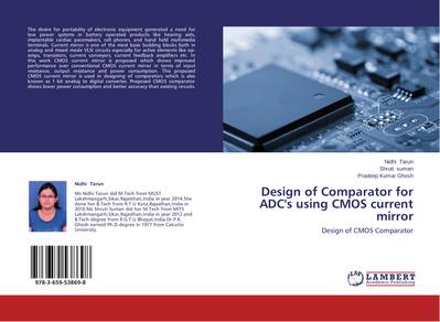 Design of Comparator for ADC’s using CMOS current mirror