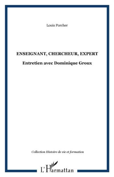 Enseignant chercheur expert