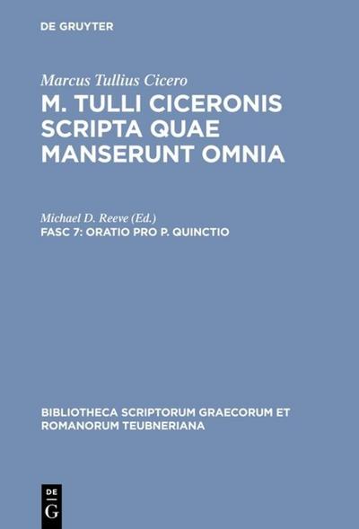Oratio pro P. Quinctio