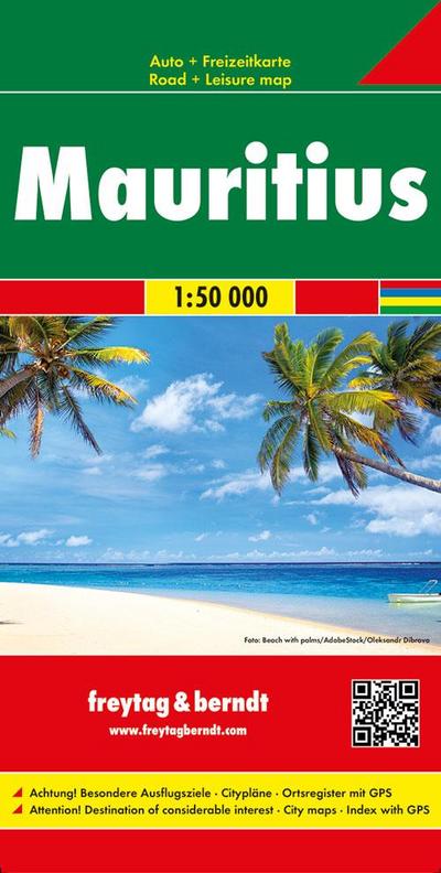 Mauritius - Rodrigues, Autokarte 1:50.000