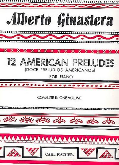 12 American Preludesfor piano
