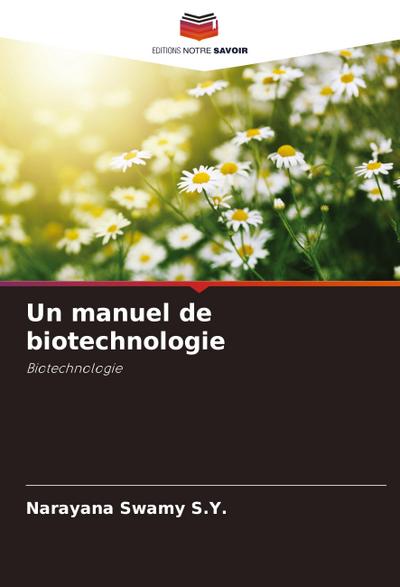 Un manuel de biotechnologie