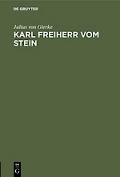 Karl Freiherr vom Stein