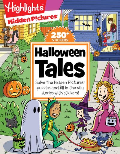 Halloween Tales: Solve the Hidden Pictures Puzzles and Fill in the Silly Stories with Stickers!