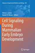 Cell Signaling During Mammalian Early Embryo Development