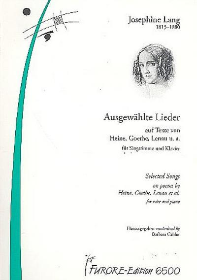 Ausgewählte Lieder für Gesang und Klavier